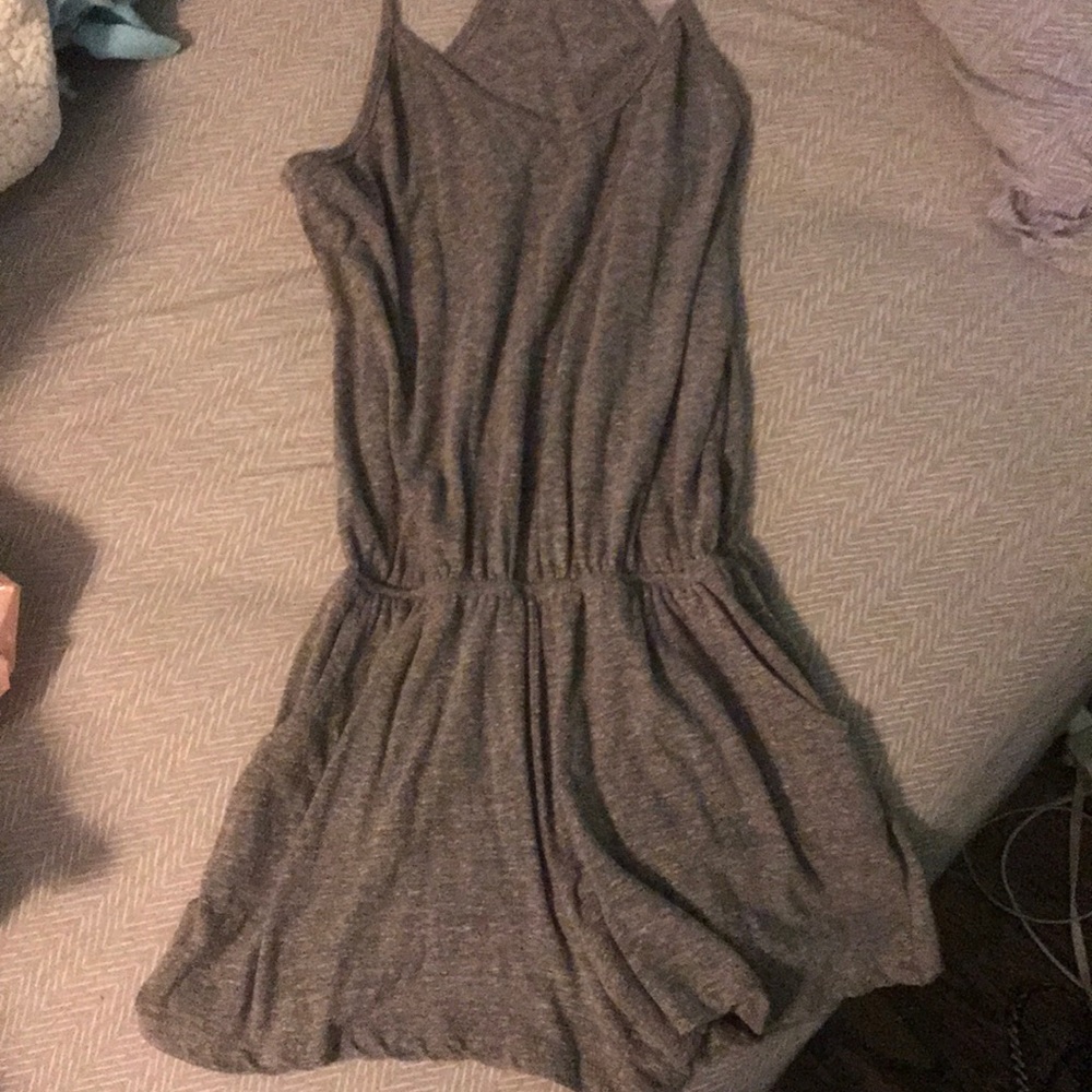 gray romper